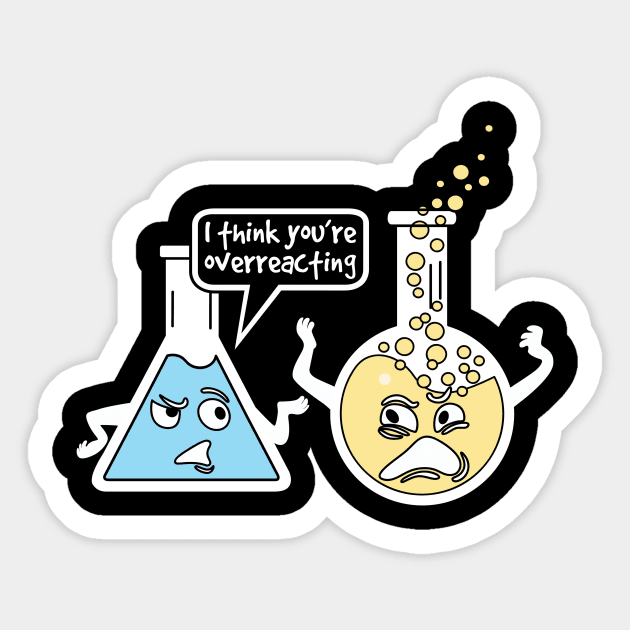 Chemical Joke Sticker by ThyShirtProject - Affiliate